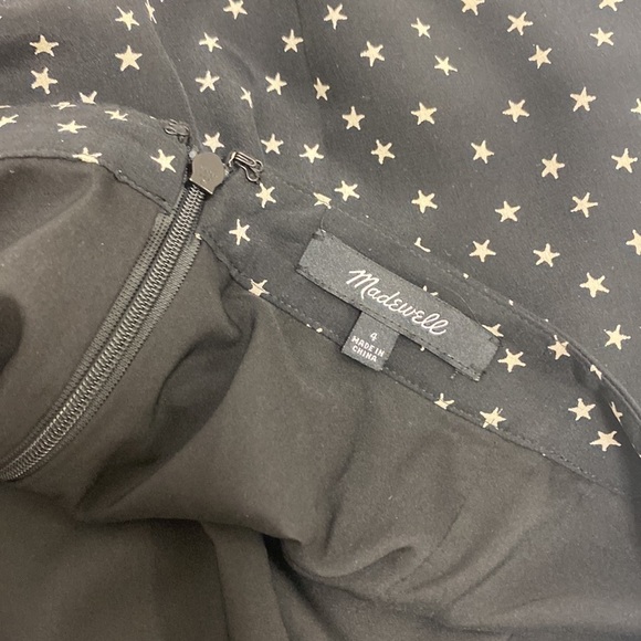 Madewell Silk Skirt in Star Scatter size 4 - Picture 9 of 9